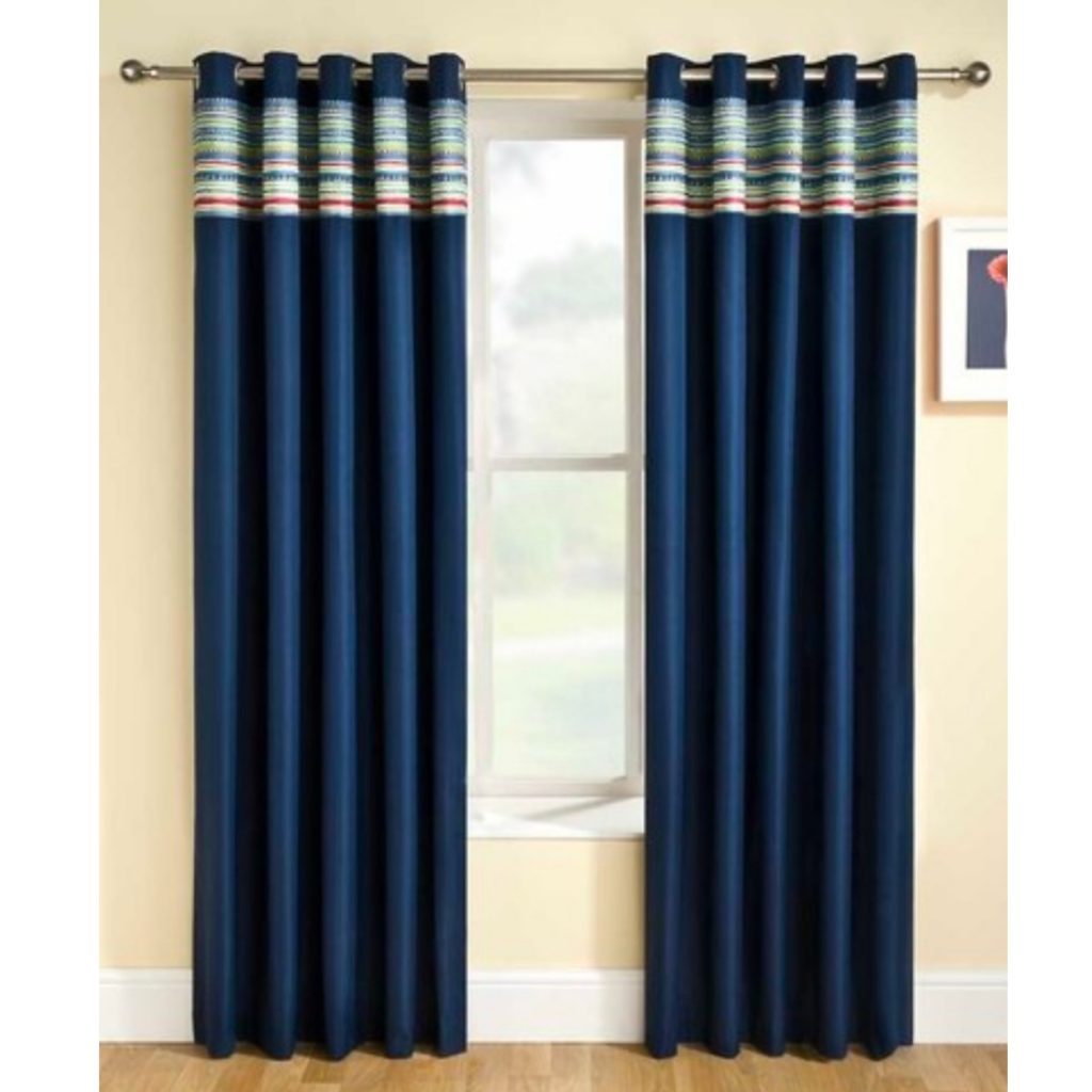 Blue designer curtain  furniture online