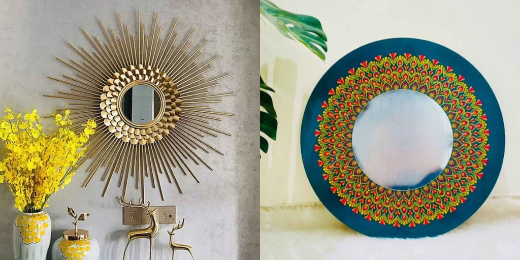 Decorative wall mirror & Mandala Mirror - Apkainterior